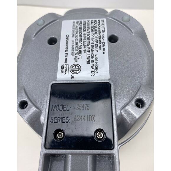 Hamilton Beach Quick and Easy Breakfast Sandwich Maker Model 25475 Non Stick - Picture 6 of 6